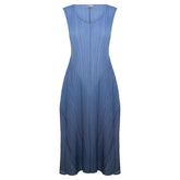 ALQUEMA |  COLLARE COAT & DRESS - SKY TO INDIGO